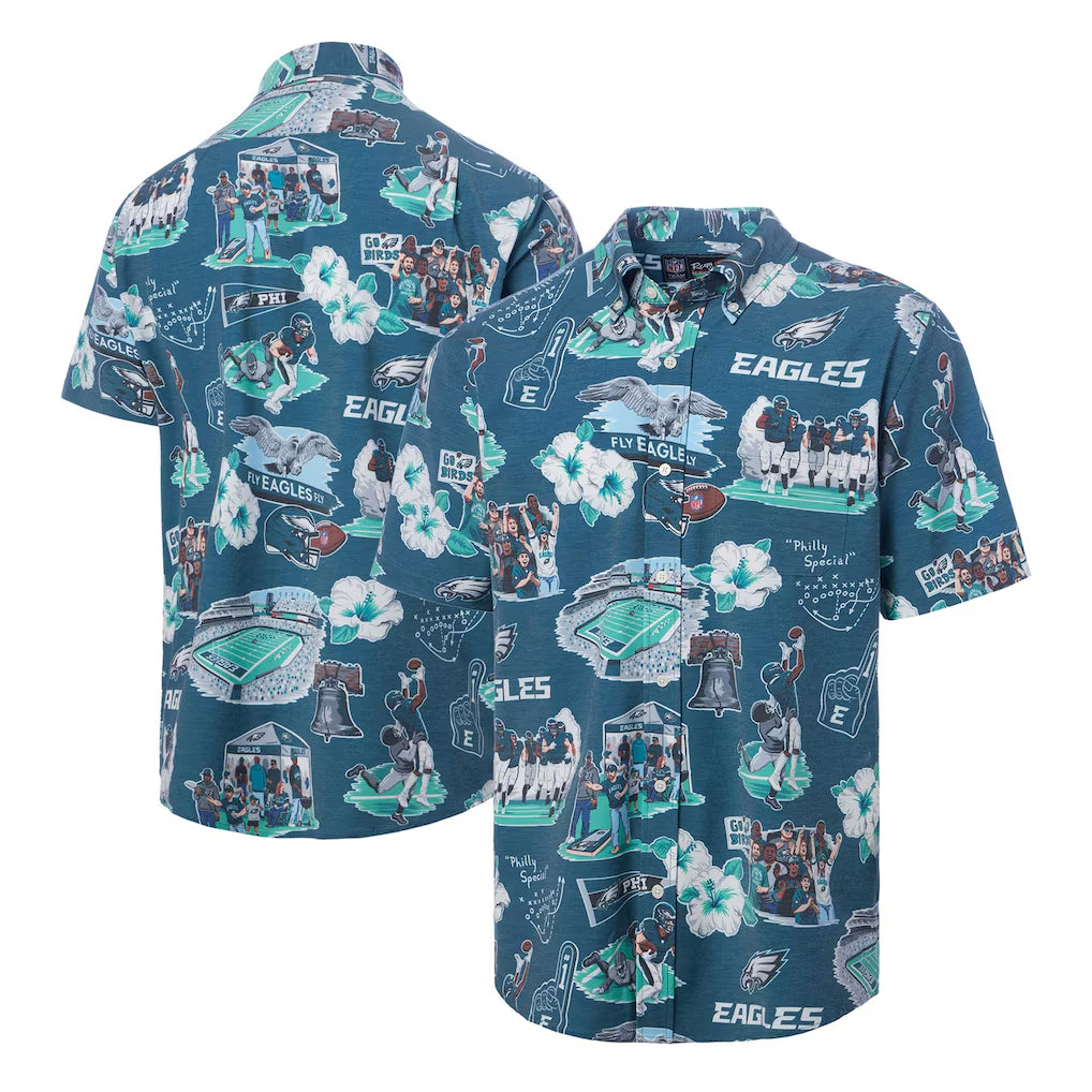 Philadelphia Eagles Green Hawaiian Shirt – Moonbestprint