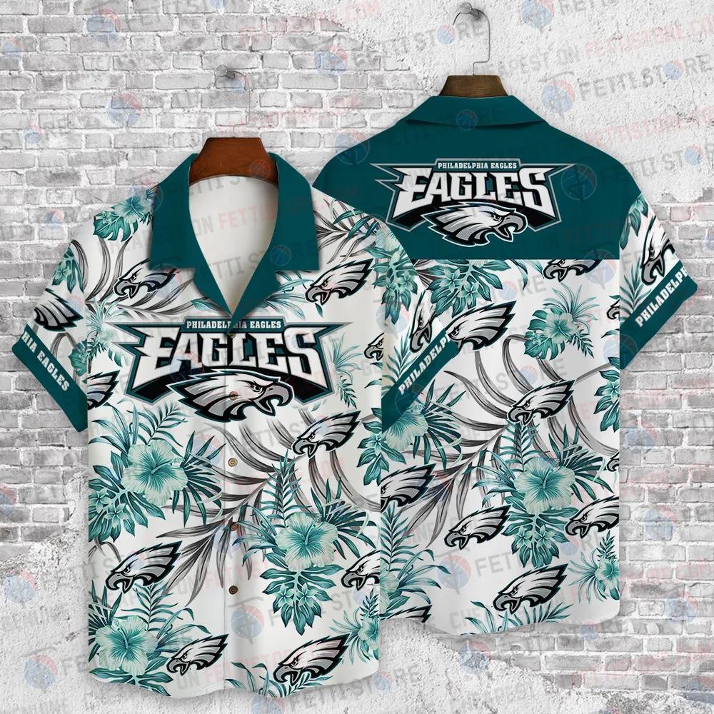 Philadelphia Eagles NFL Pattern Hawaiian Shirt, NFL Hawaiian Shirt Moonbestprint