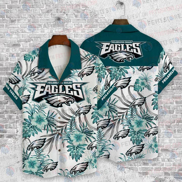Philadelphia Eagles NFL Pattern Hawaiian Shirt, NFL Hawaiian Shirt Moonbestprint
