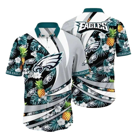Philadelphia Eagles Pineapple Paradise Hawaiian Shirt - Moonbestprint