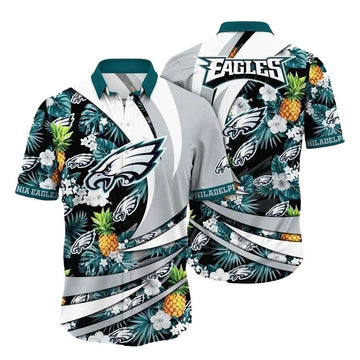 Philadelphia Eagles Pineapple Paradise Hawaiian Shirt - Moonbestprint