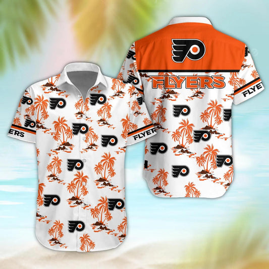 Philadelphia Flyers Aloha Shirt, NHL Hawaiian Shirt Moonbestprint