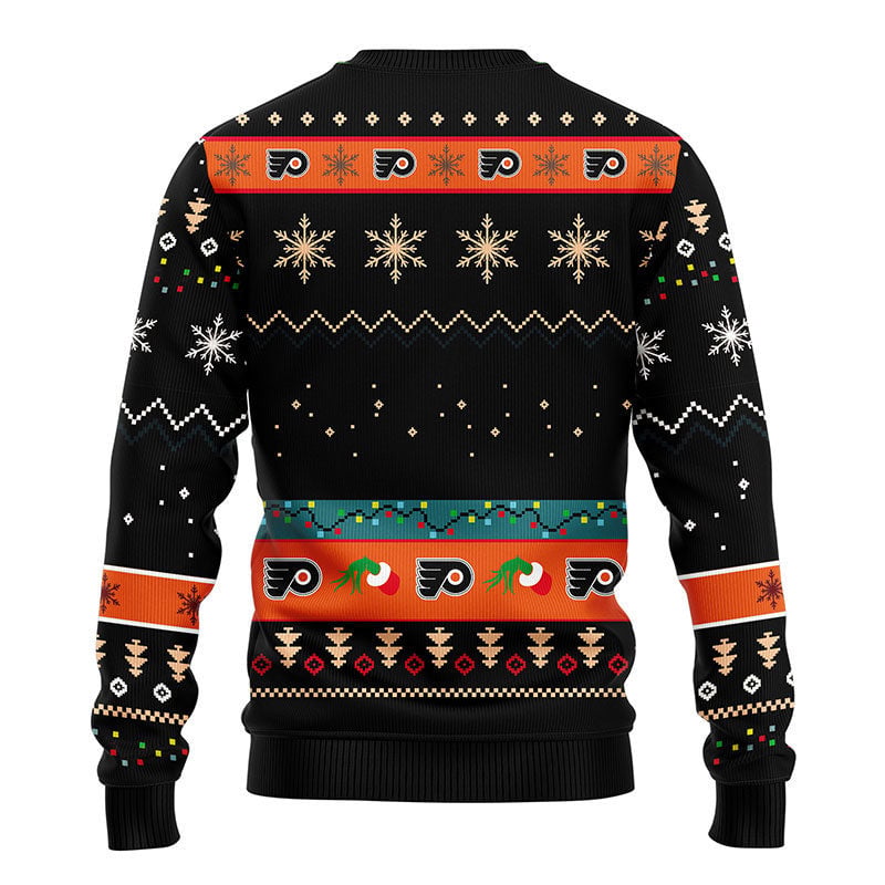 Philadelphia Flyers Grinch Ugly Christmas Sweater Moonbestprint