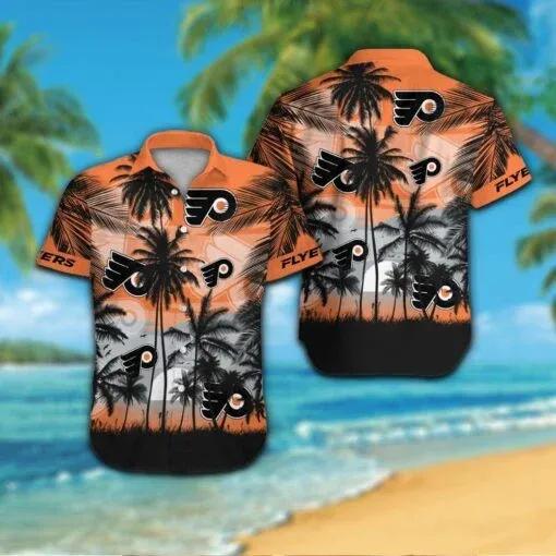 Philadelphia Flyers Hawaiian Shirt 1, NHL Hawaiian Shirt Moonbestprint