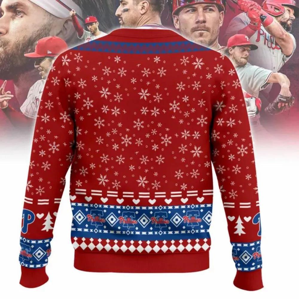 Philadelphia Phillies Believe Team Names Mlb Ugly Christmas Sweater, MLB Christmas Sweater Moonbestprint