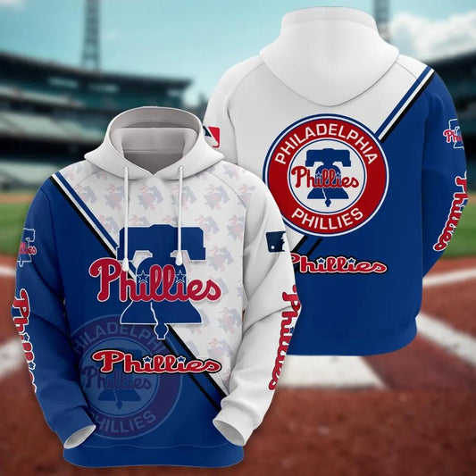 Philadelphia Phillies Logo 3D Clothing, MLB Hoodie Moonbestprint