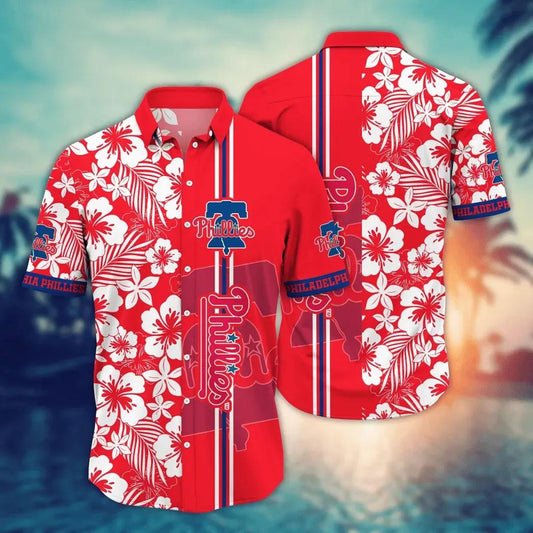 Philadelphia Phillies MLB Flower Aloha Hawaiian Shirt 18, MLB Hawaiian Shirt Moonbestprint