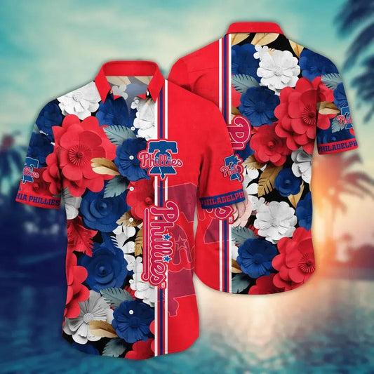Philadelphia Phillies MLB Flower Aloha Hawaiian Shirt 19, MLB Hawaiian Shirt Moonbestprint