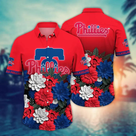Philadelphia Phillies MLB Flower Aloha Hawaiian Shirt 20, MLB Hawaiian Shirt Moonbestprint