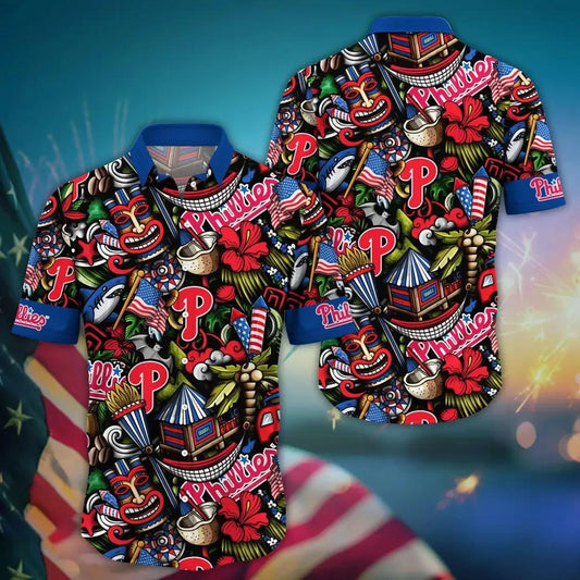Philadelphia Phillies MLB Aloha Hawaiian Shirt 3, MLB Hawaiian Shirt Moonbestprint