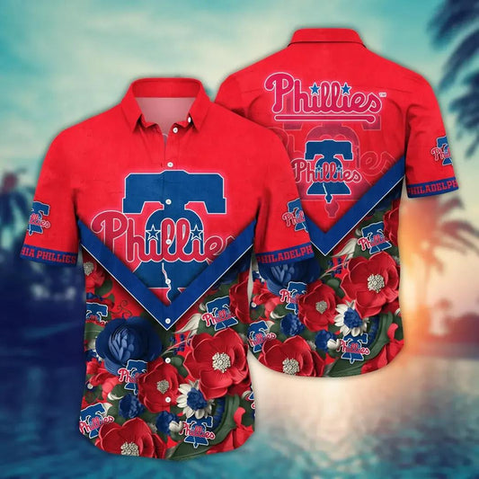 Philadelphia Phillies MLB Flower Aloha Hawaiian Shirt 12, MLB Hawaiian Shirt Moonbestprint