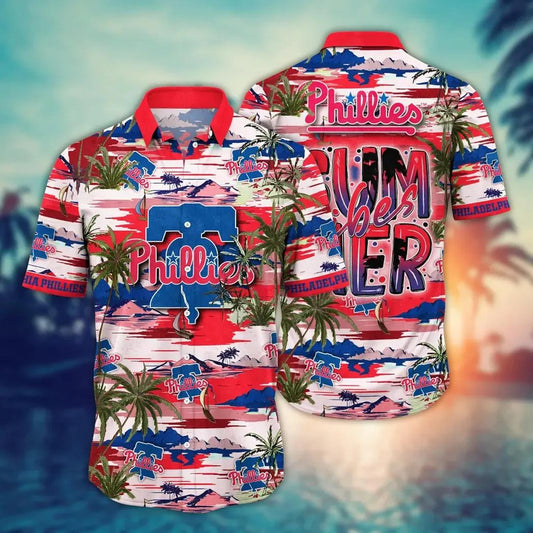 Philadelphia Phillies MLB Flower Aloha Hawaiian Shirt 13, MLB Hawaiian Shirt Moonbestprint