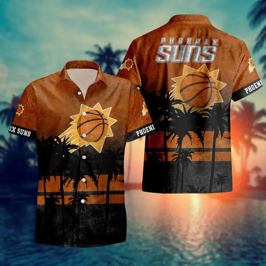 Phoenix Suns Aloha Hawaiian Shirt, NCAA Hawaiian Shirt Moonbestprint