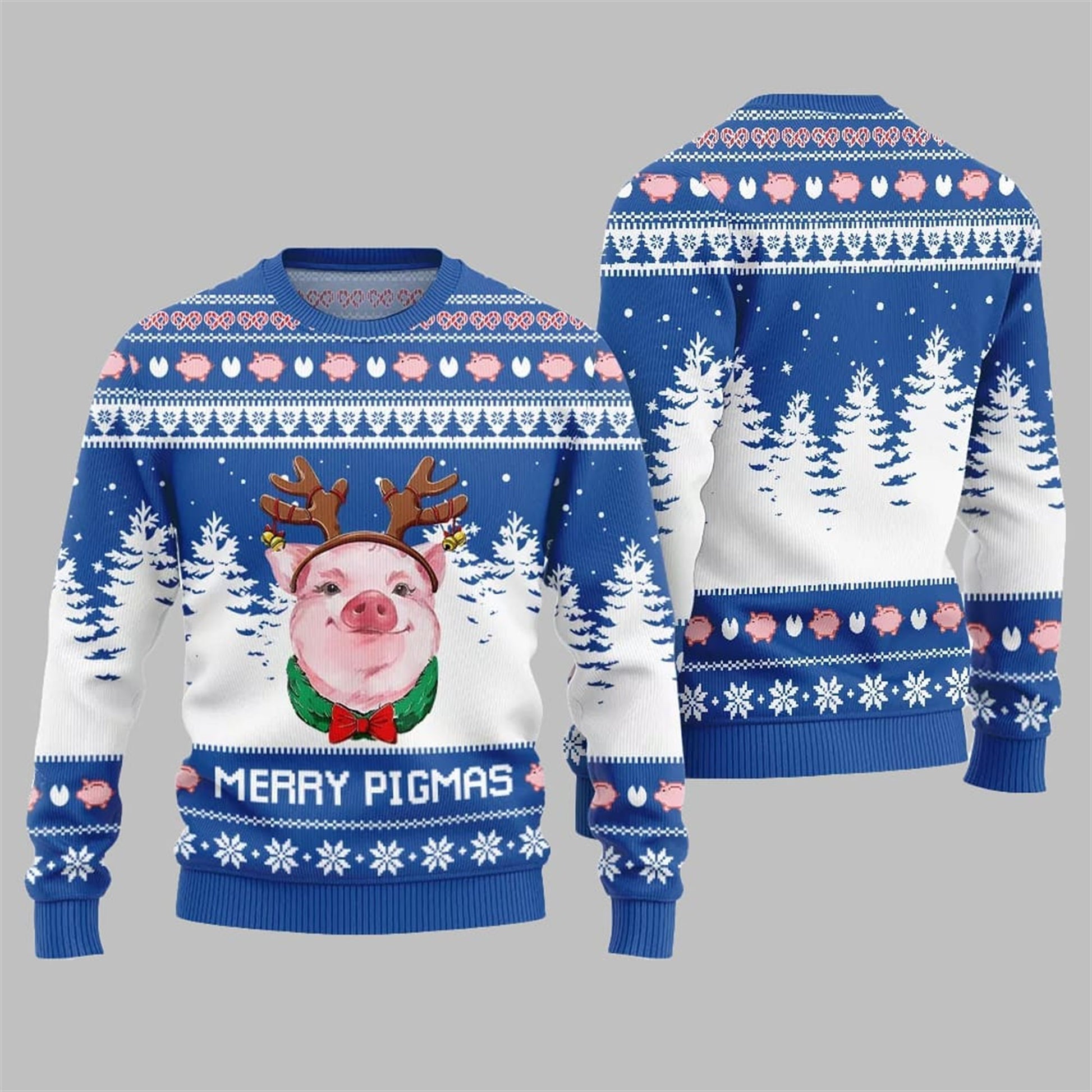 Pig Merry Pigmas Ugly Sweater 2026 Christmas - Moonbestprint