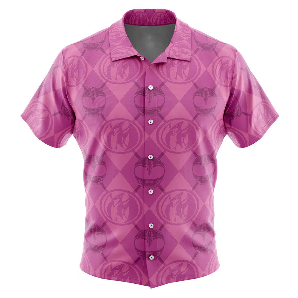 Pink Ranger Pattern Power Rangers Hawaiian Shirt – Moonbestprint