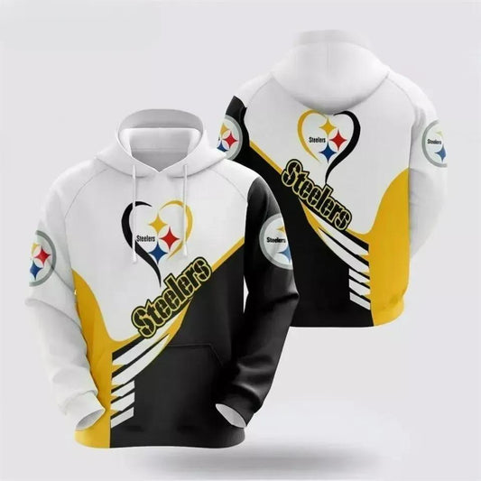 Pittsburgh Football Team Steelerss 3D Hoodie 3, NFL Hoodie Moonbestprint