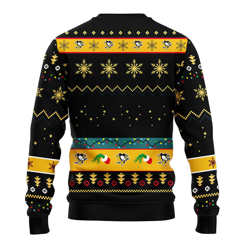 Pittsburgh Penguins Grinch Ugly Christmas Sweater Moonbestprint