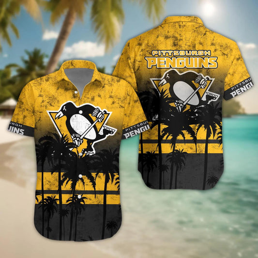 Pittsburgh Penguins Hawaii Shirt, NHL Hawaiian Shirt Moonbestprint