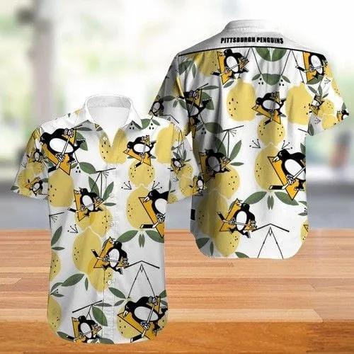 Pittsburgh Penguins Hawaiian Shirt, NHL Hawaiian Shirt Moonbestprint