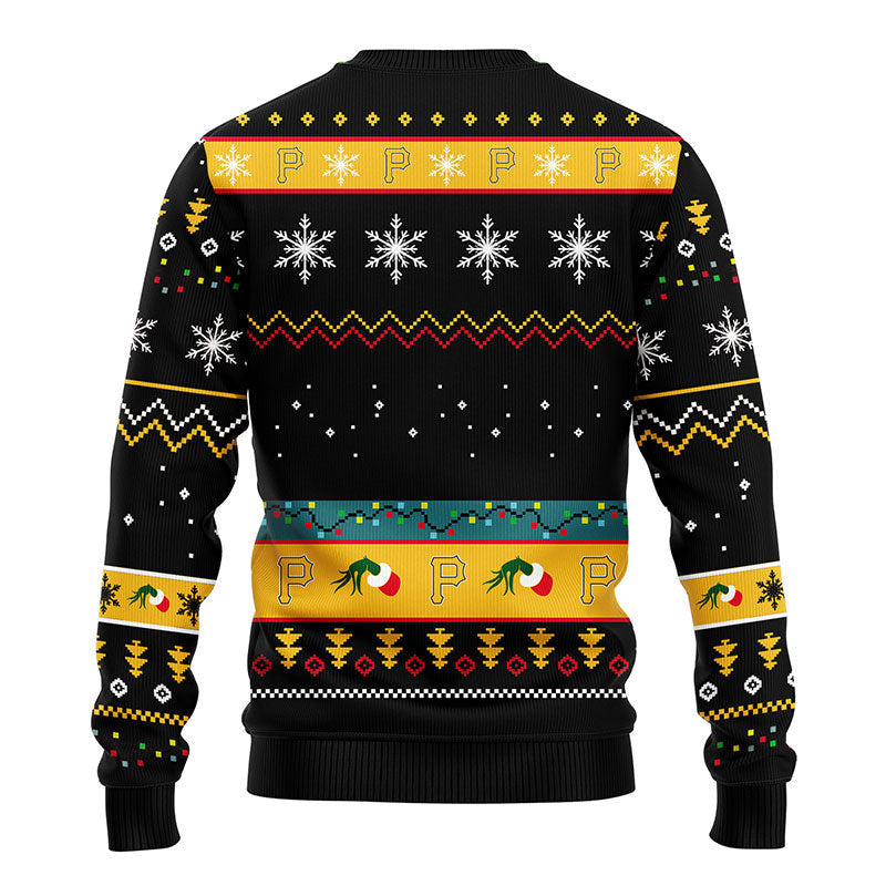 Pittsburgh Pirates 12 Grinch Xmas Day Ugly Christmas Sweater Moonbestprint