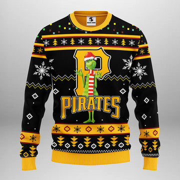 Pittsburgh Pirates Funny Grinch Ugly Christmas Sweater Moonbestprint
