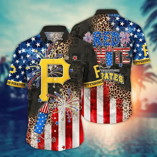 Pittsburgh Pirates MLB Aloha Hawaiian Shirt, MLB Hawaiian Shirt Moonbestprint