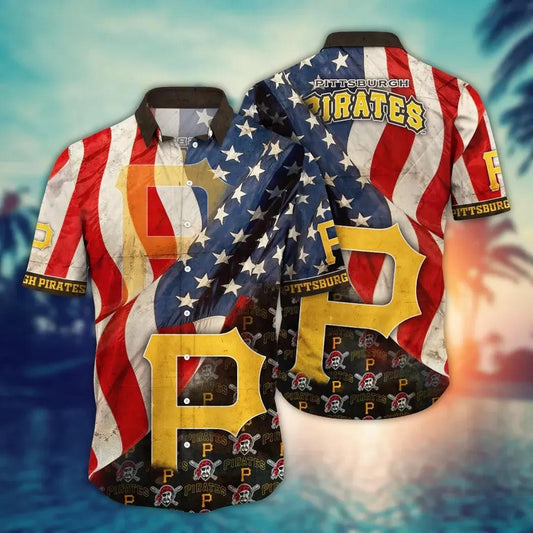 Pittsburgh Pirates MLB Flower Aloha Hawaiian Shirt 10, MLB Hawaiian Shirt Moonbestprint