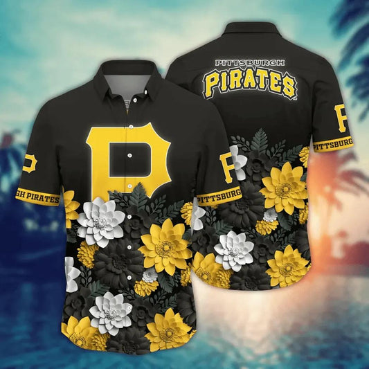 Pittsburgh Pirates MLB Flower Aloha Hawaiian Shirt 15, MLB Hawaiian Shirt Moonbestprint
