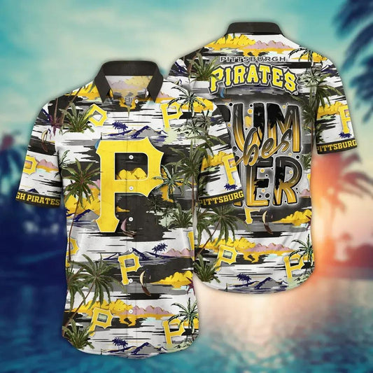 Pittsburgh Pirates MLB Flower Aloha Hawaiian Shirt 9, MLB Hawaiian Shirt Moonbestprint