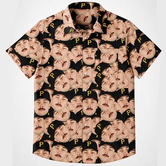 Pittsburgh Pirates Paul Skenes Face Hawaiian Shirt – Moonbestprint