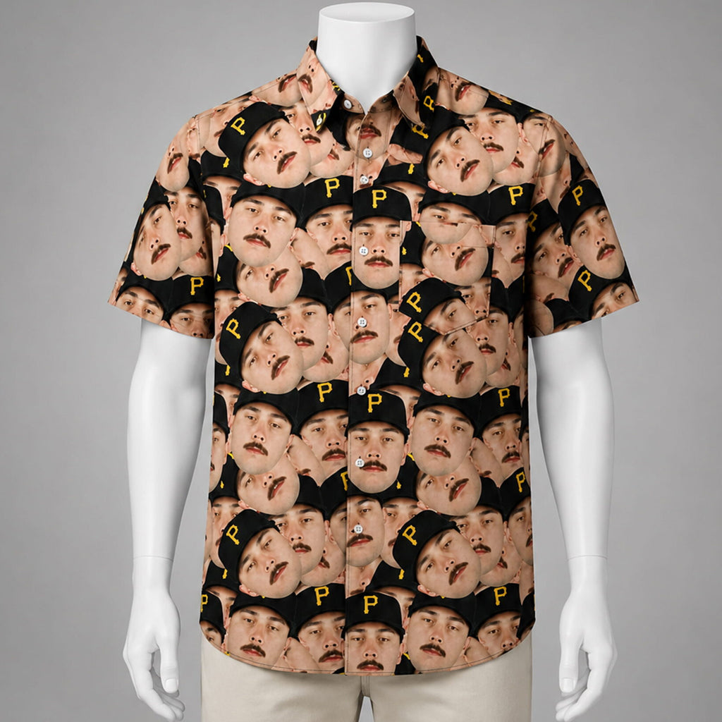 Pittsburgh Pirates Paul Skenes Face Hawaiian Shirt – Moonbestprint