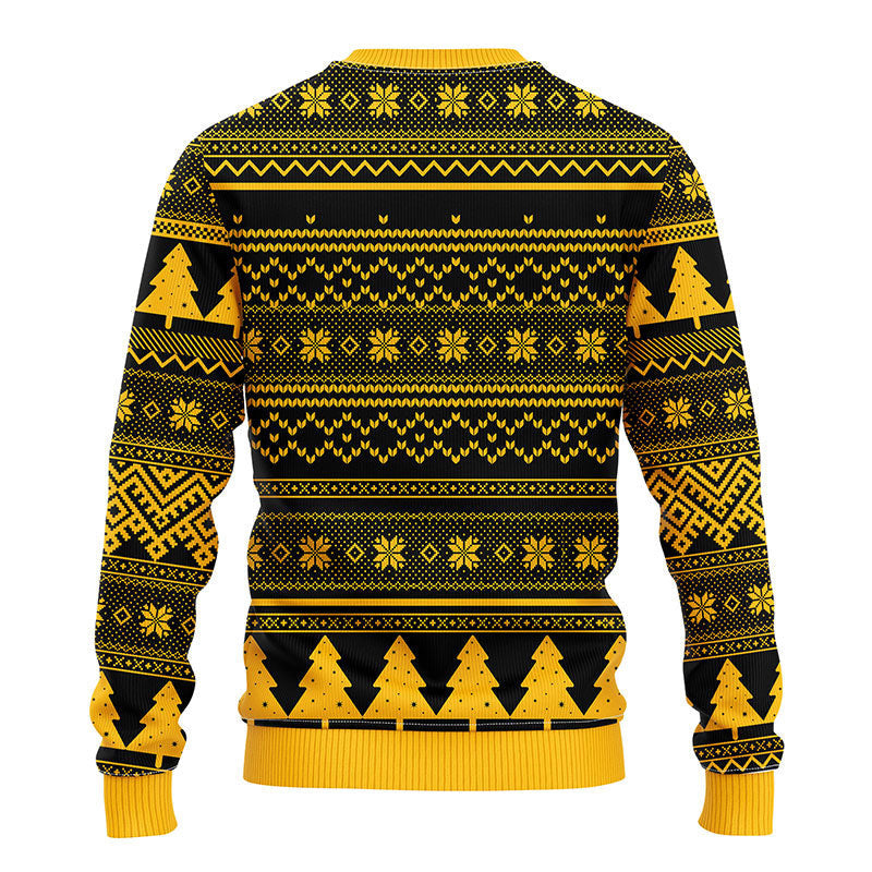 Pittsburgh Steelers Grinch Hug Ugly Christmas Sweater Moonbestprint