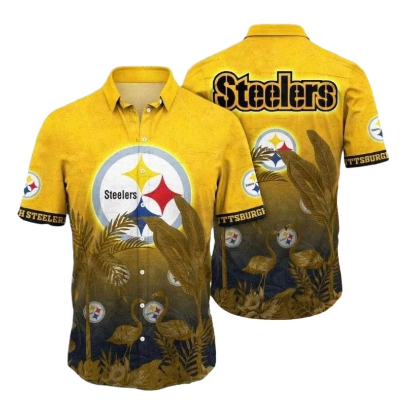 Pittsburgh Steelers Jungle Roar Team Spirit Hawaiian Shirt - Moonbestprint