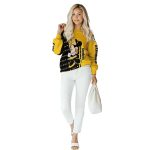 Pittsburgh Steelers Minnie Mouse Gold AOP Sweatshirt - Moonbestprint