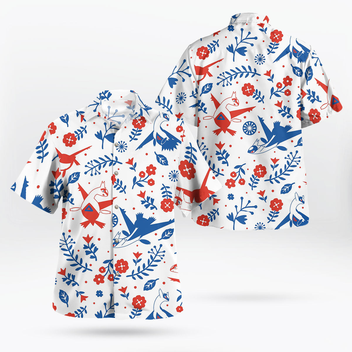 Anime Pokemon Aloha Latias Latios Hawaiian Shirt – Moonbestprint