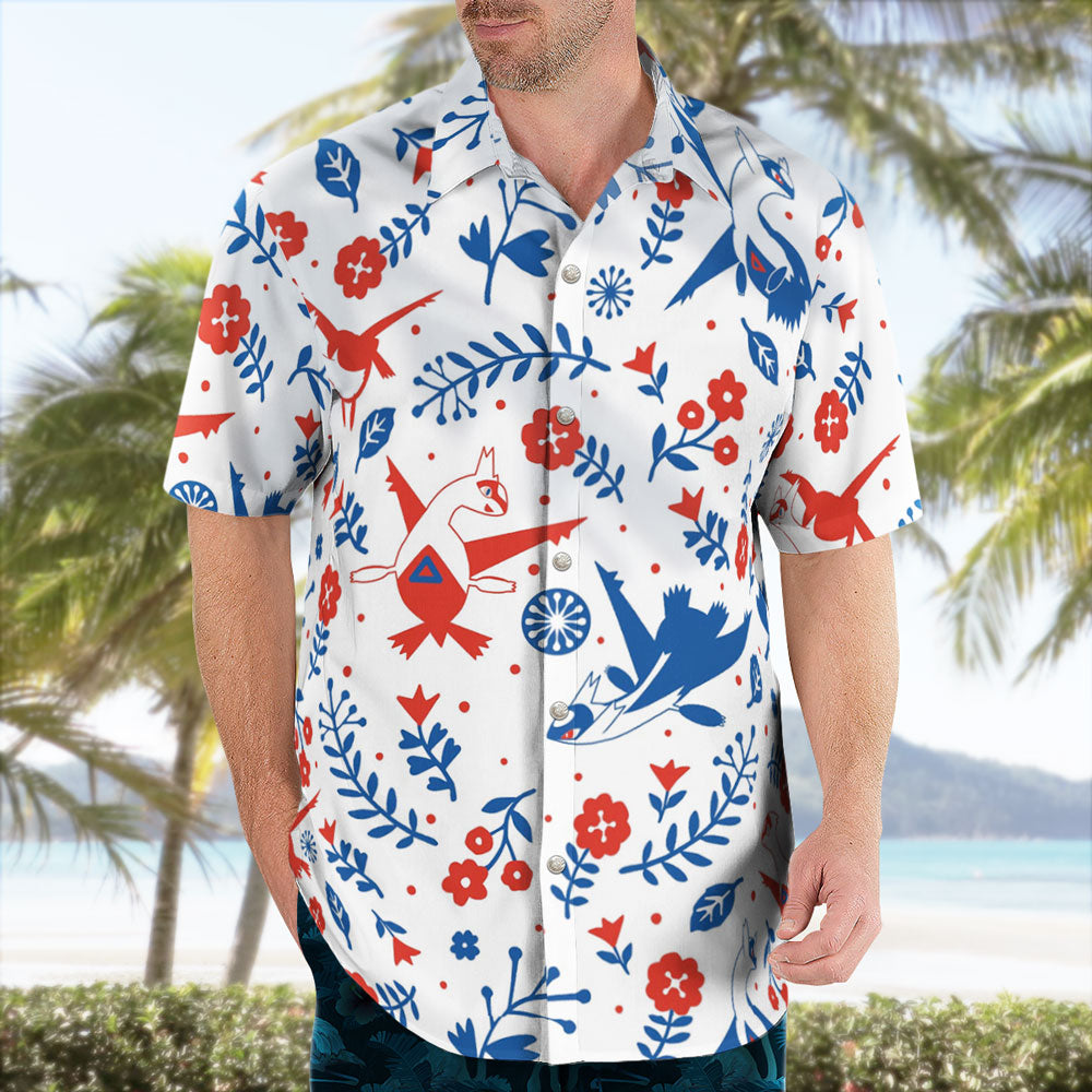 Anime Pokemon Aloha Latias Latios Hawaiian Shirt – Moonbestprint