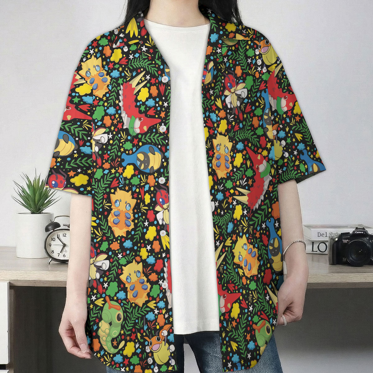 Pokémon Bug Type Tropical Pattern Hawaiian Shirt – Moonbestprint