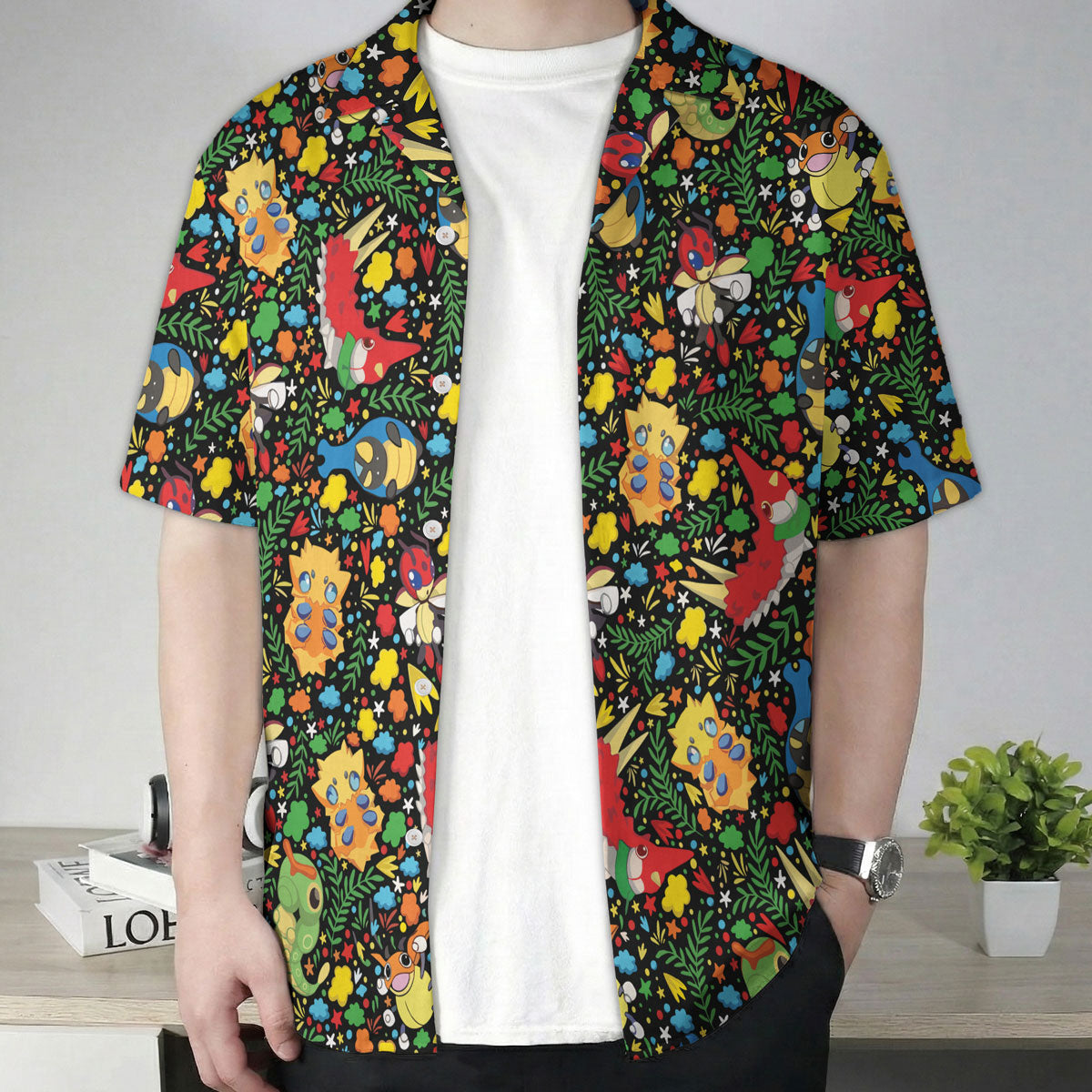 Pokémon Bug Type Tropical Pattern Hawaiian Shirt – Moonbestprint