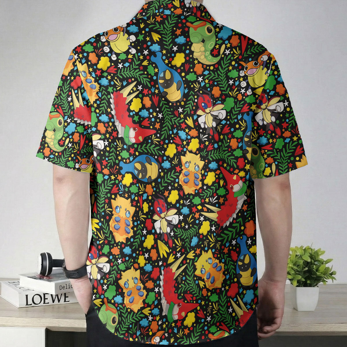 Pokémon Bug Type Tropical Pattern Hawaiian Shirt – Moonbestprint