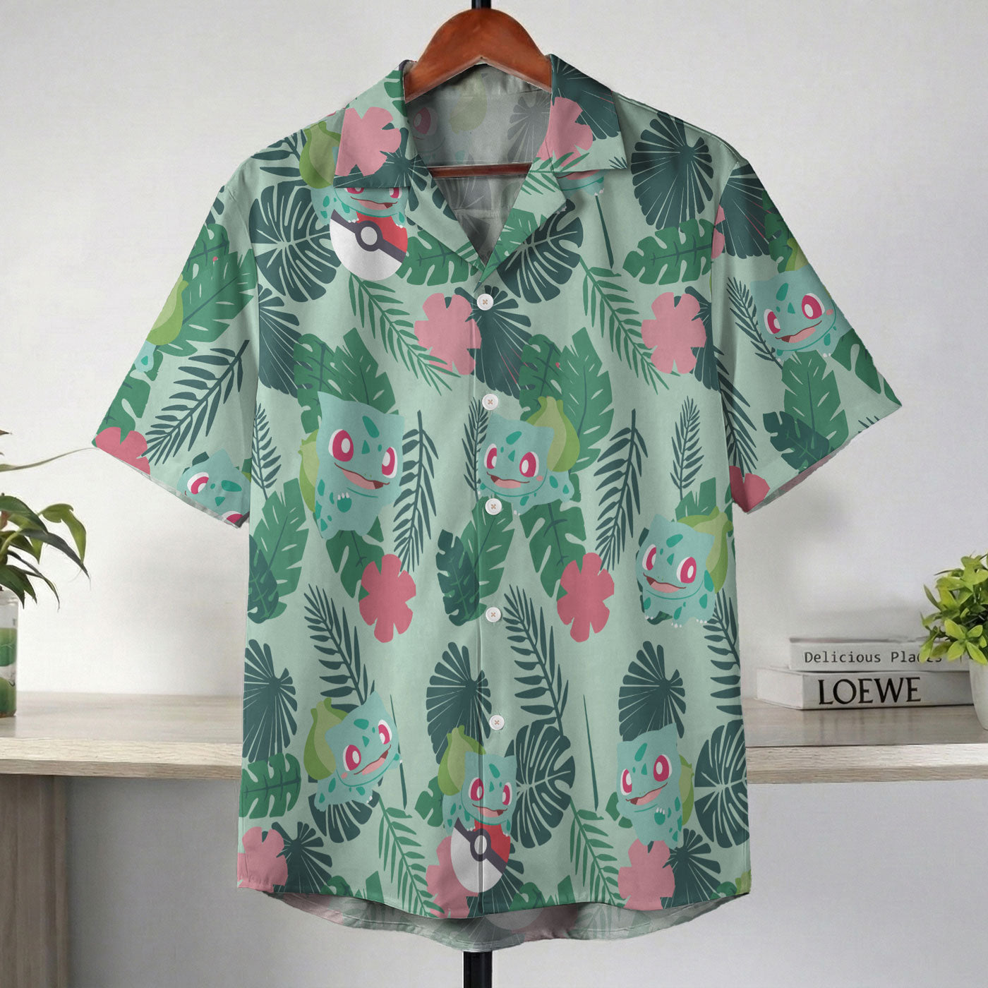 Pokemon Bulbasaur Tropical Green Hawaii Shirt – Moonbestprint