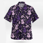 Anime Pokemon Espeon and Umbreon Purple Night Hawaiian Shirt – Moonbestprint