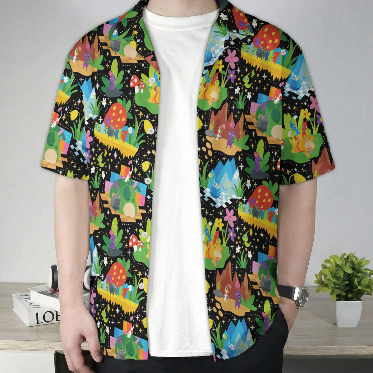 Pokémon Fantasy World Tropical Pattern Hawaiian Shirt – Moonbestprint