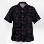 Pokémon Gengar Neon Shadow Tropical Hawaiian Shirt – Moonbestprint