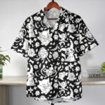 Pokemon Ghost Type Aloha Pattern Black Hawaiian Shirt – Moonbestprint