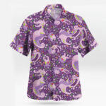 Pokemon Goodra Purple Floral Hawaiian Shirt – Moonbestprint