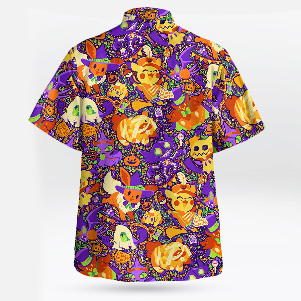 Pokemon Halloween Party Shirt Eevee Pikachu Mimikyu Design – Moonbestprint