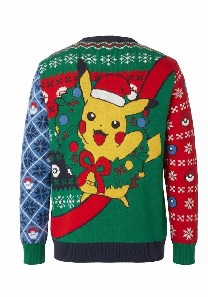 Pokémon Holiday Ugly Sweater 2025 – Moonbestprint