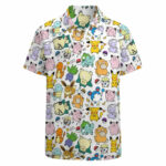 Pokemon Mini Characters Hawaiian Shirt – Moonbestprint