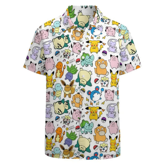 Pokemon Mini Characters Hawaiian Shirt – Moonbestprint