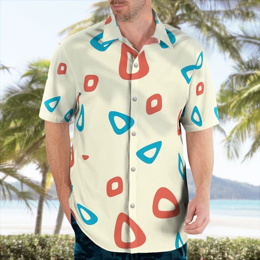 Pokemon Togepi Pattern Button Up Hawaiian Shirt – Moonbestprint